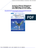 Full Download Solution Manual For Ethical Obligations and Decision Making in Accounting Text and Cases Mintz Morris 3rd Edition PDF Full Chapter