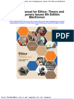 Full Download Solution Manual For Ethics Theory and Contemporary Issues 9th Edition Mackinnon PDF Full Chapter