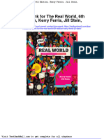 Full Download Test Bank For The Real World 6th Edition Kerry Ferris Jill Stein PDF Full Chapter