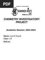 Chemistry Investigatory Project - Removed