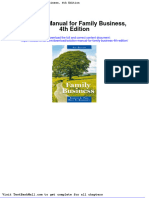 Full Download Solution Manual For Family Business 4th Edition PDF Full Chapter