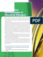 Quantitative Relationships in Chemical Changes