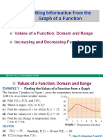 2.3 Getting Information From The Graph of A Function