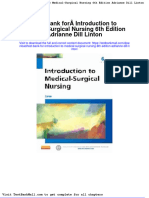 Full Download Test Bank For Introduction To Medical Surgical Nursing 6th Edition Adrianne Dill Linton PDF Full Chapter