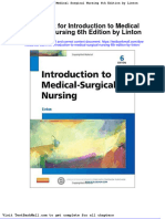 Full Download Test Bank For Introduction To Medical Surgical Nursing 6th Edition by Linton PDF Full Chapter