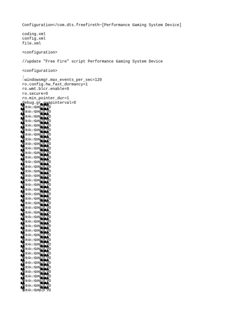 Performance Gaming System Device PDF
