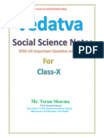 Class X Social Science Notes English