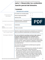 Examen - (AAB02) Cuestionario 1 - Desarrollar Los Contenidos Relativos A La Evaluación Parcial Del Bimestre