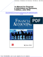 Full Download Solution Manual For Financial Accounting Information For Decisions 9th Edition John Wild PDF Full Chapter