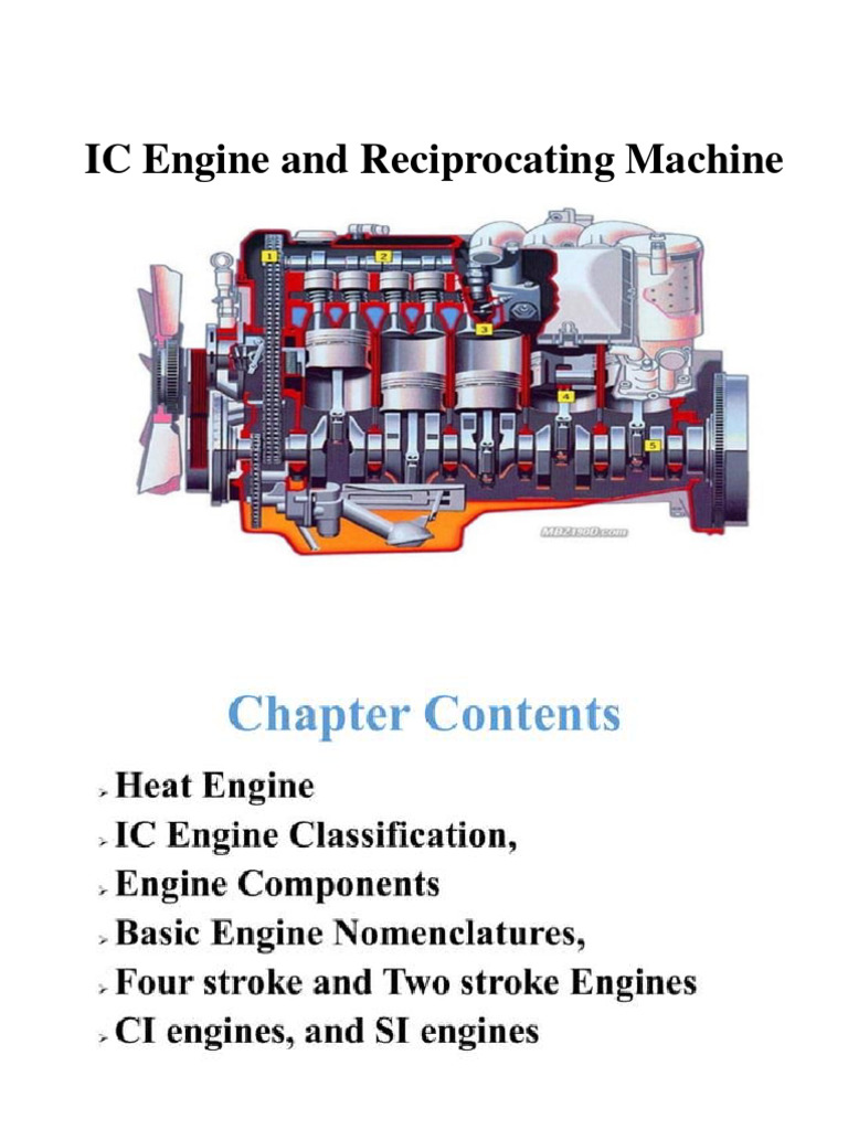 IC Engine and Reciprocating Machines | PDF