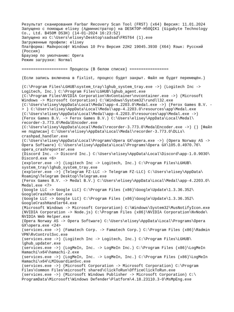 FRST Scan Report for Windows 10 Pro | PDF | Microsoft Windows | Utility  Software