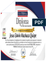 Diploma de Seguridad - Jesus Machaca