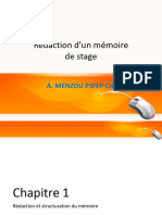 01 Rédaction Et Structuration Du Mémoire