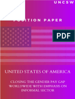 USA Position Paper UNCSW