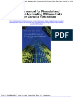 Full Download Solution Manual For Financial and Managerial Accounting Williams Haka Bettner Carcello 16th Edition PDF Full Chapter