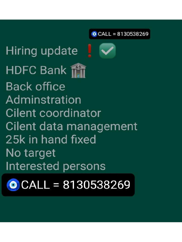 Job's Hiring ? | PDF