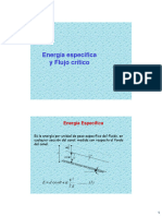 7 - Energia - Especifica y Flujo Critico