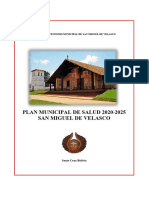 Plan Municipal de Salud San Miguel de Velasco