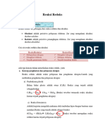 Materi Reaksi Redoks 1