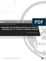 Modelagem de Situações-Problema Por Meio de Equações Do 1º e 2º Graus e Sistemas Lineares