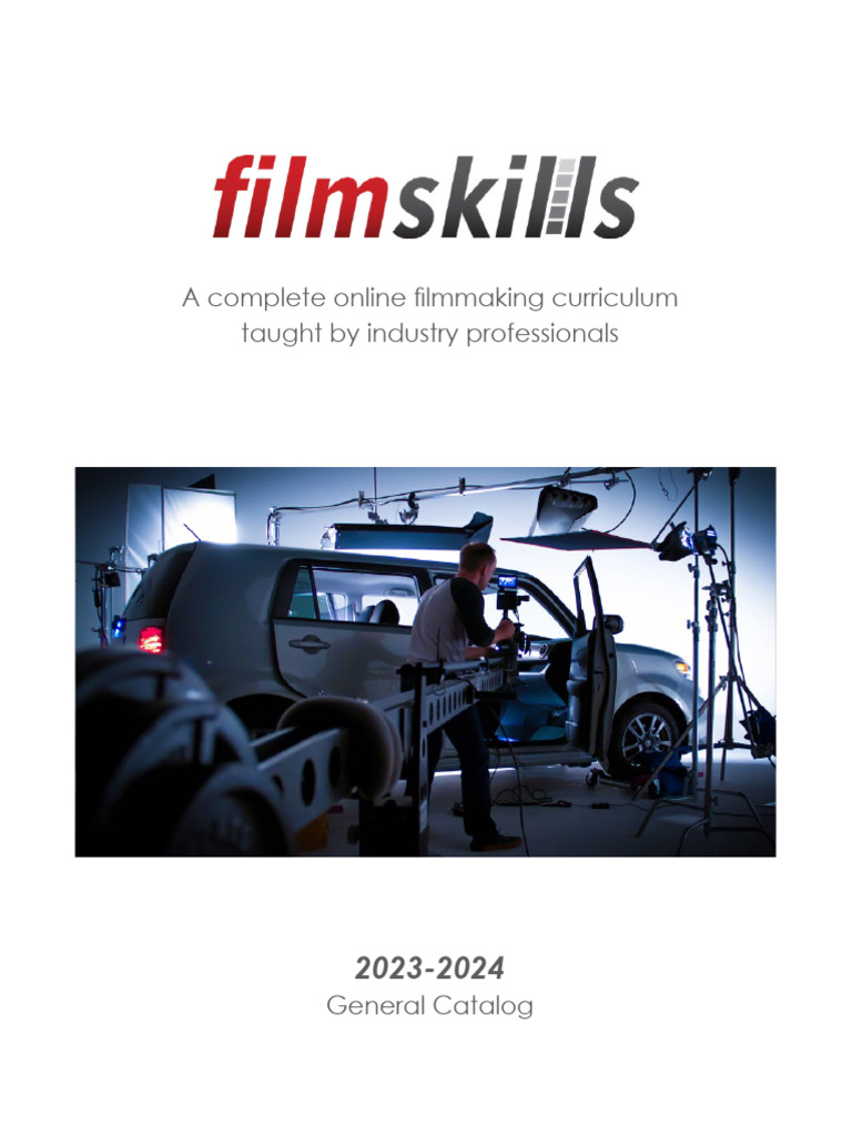 Online Filmmaking Curriculum Overview | PDF | Screenplay | Screenwriting