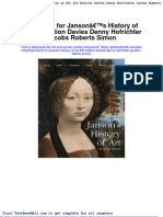 Full Download Test Bank For Jansons History of Art 8th Edition Davies Denny Hofrichter Jacobs Roberts Simon PDF Full Chapter