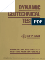 ASTM - Dinamic Geotechnical Testing