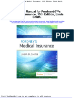 Full Download Solution Manual For Fordneys Medical Insurance 15th Edition Linda Smith PDF Full Chapter