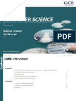 Subject Content Clarification Guide