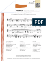 4 Canto Formiga Original Partitura