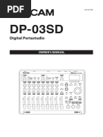 DP-03SD: Digital Portastudio