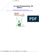 Full Download Test Bank For Java Programming 7th Edition PDF Full Chapter