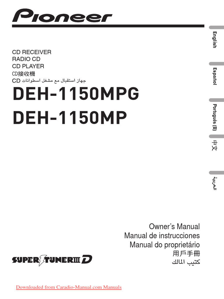 Pioneer | PDF | Equalization (Audio) | Compact Disc