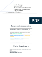 Comprovante de Assinatura Do Documento CONTRATO AGROFOLLY COMERCIO PDF