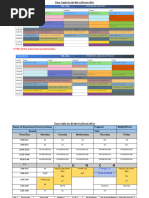 Time Table Spring 2024