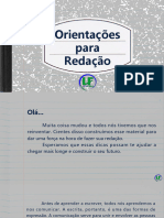 Orientações para Redação