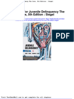 Full Download Test Bank For Juvenile Delinquency The Core 5th Edition Siegel PDF Full Chapter