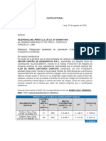 Carta Notarial FMC Telefonica Del Perú S.A.A. - Cobranza