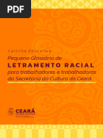 Cartilha Educativa Pequeno Glossario de Letramento Racial para Trabalhadores e Trabalhadoras