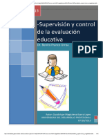 Supervision y Control en La Evalaucion