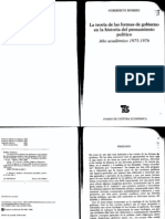 La Teoria de Las Formas de Gobierno-Norberto Bobbio