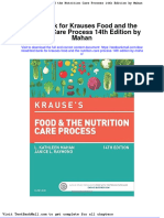Full Download Test Bank For Krauses Food and The Nutrition Care Process 14th Edition by Mahan PDF Full Chapter
