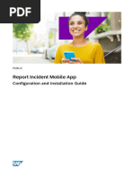 Report Incident Mobile App - Configuration and Installation Guide