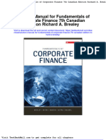 Full Download Solution Manual For Fundamentals of Corporate Finance 7th Canadian Edition Richard A Brealey PDF Full Chapter