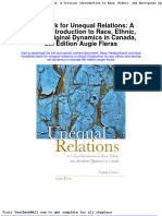 Full download Test Bank for Unequal Relations a Critical Introduction to Race Ethnic and Aboriginal Dynamics in Canada 8th Edition Augie Fleras pdf full chapter