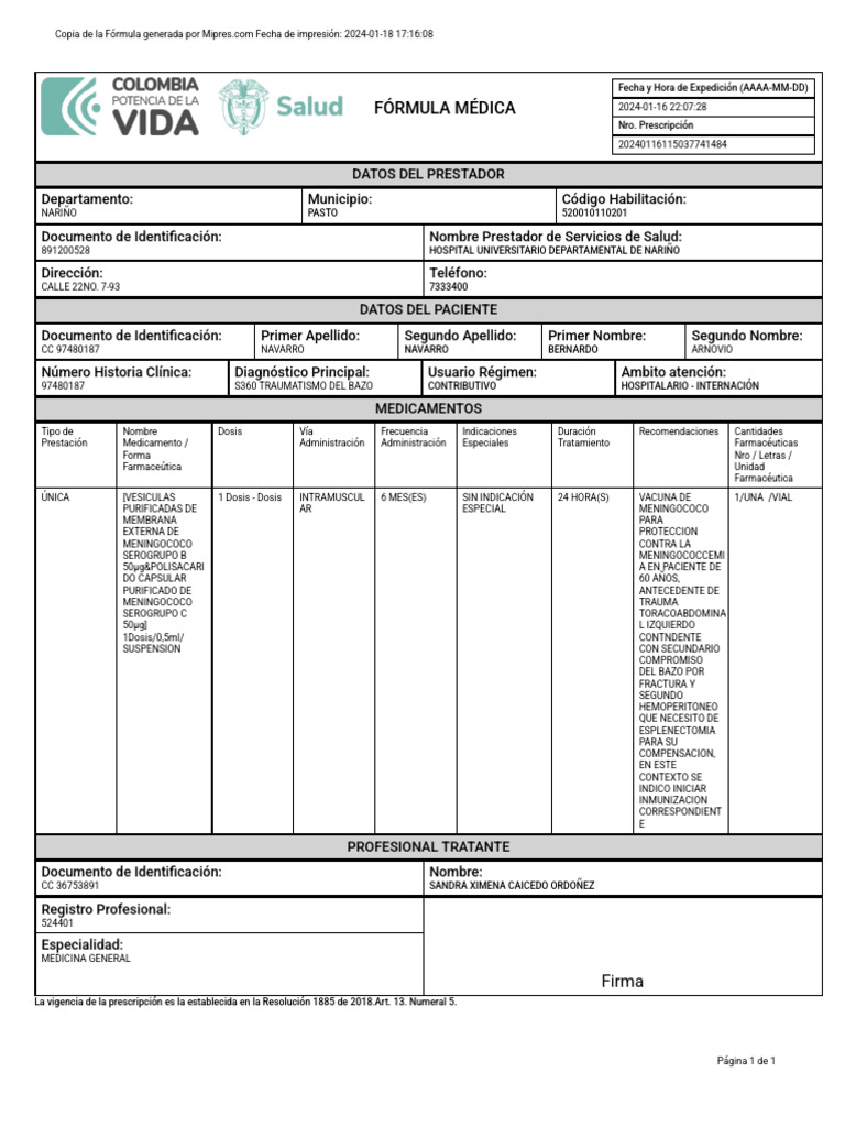 Fórmula Médica | PDF | Medicamentos con receta | Programas sociales