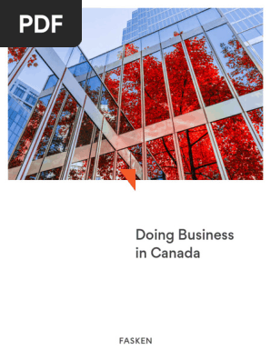 Doing Business In Canada - Chapter 13 _2022