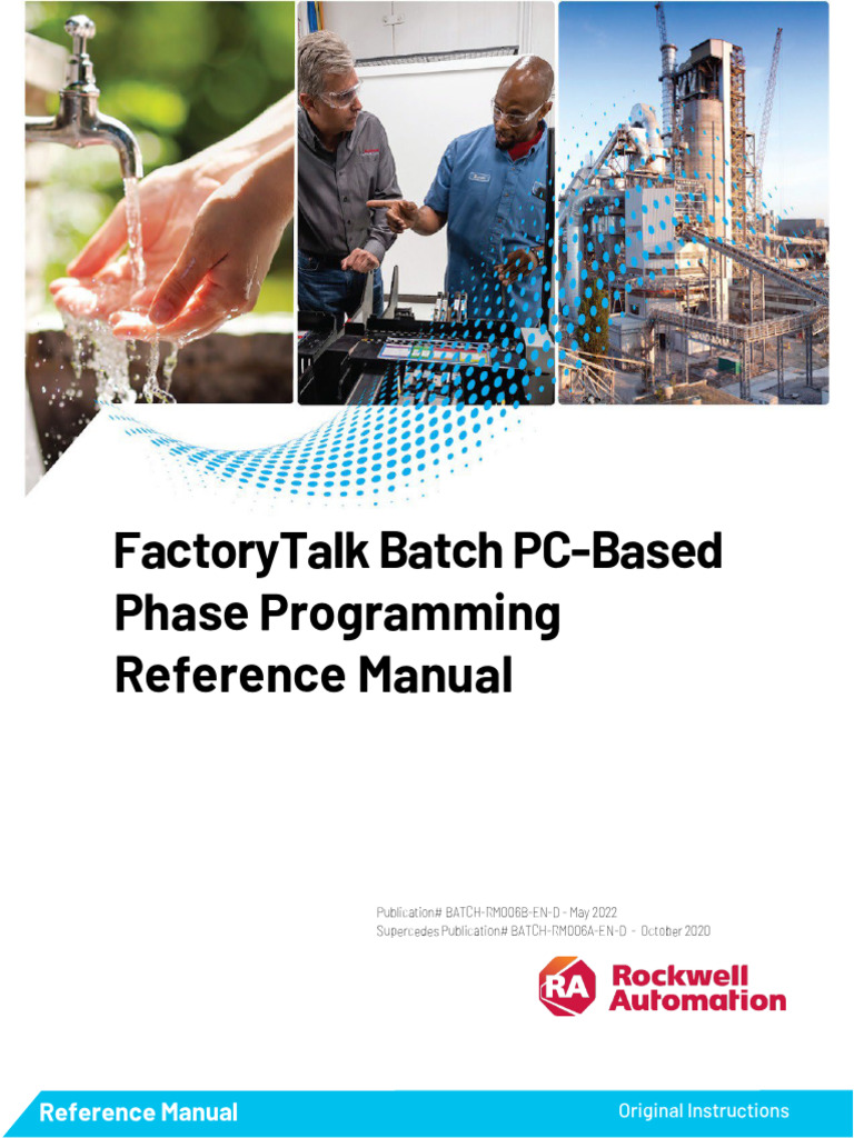 FactoryTalk Batch Phase Programming Guide | PDF | User Interface | Open ...