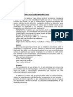 Tipos de Signos y Su Sistema Significante