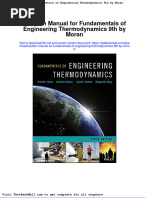 Full Download Solution Manual For Fundamentals of Engineering Thermodynamics 9th by Moran PDF Full Chapter